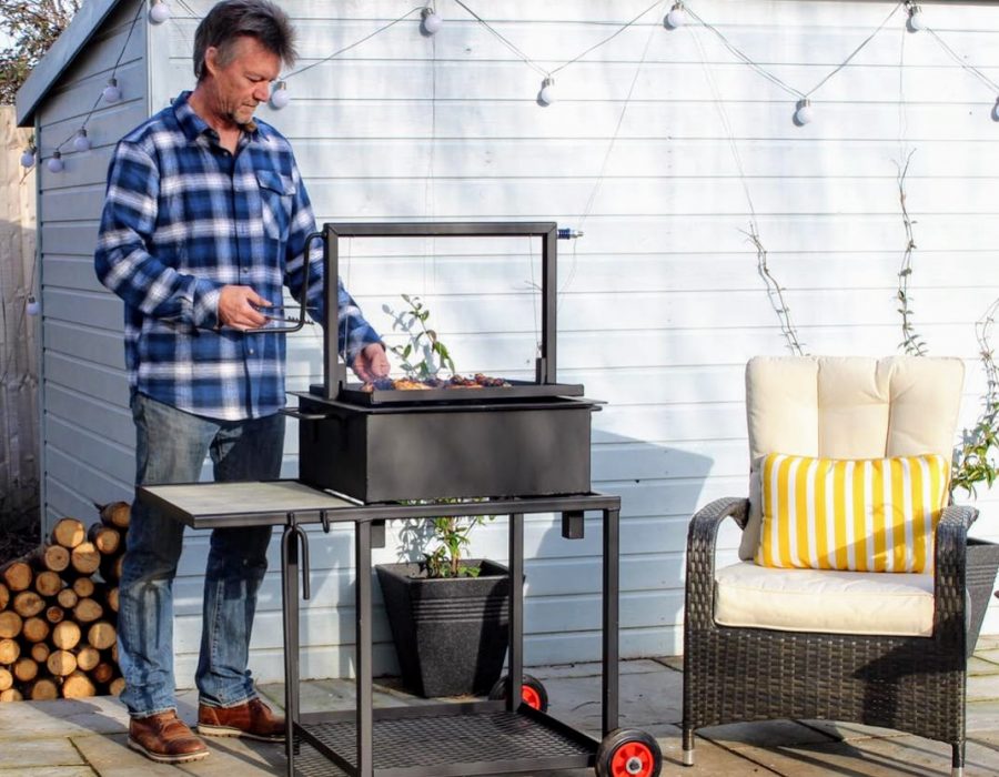Large Grill with Stand