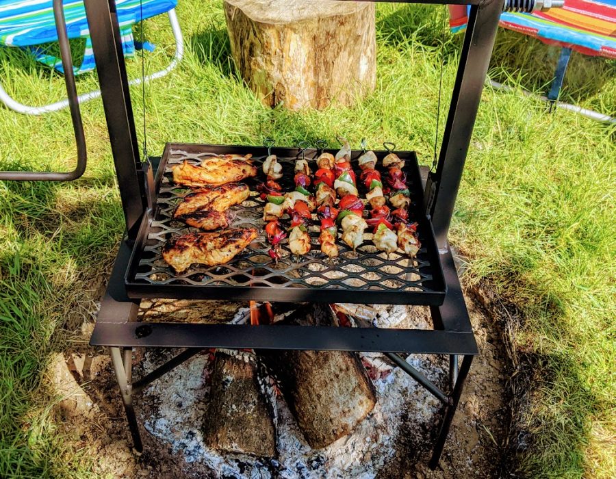 Campfire Grill with Legs